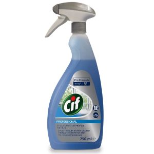 Detergent CIF Professional Geamuri & Multi-Suprafete 750 ml, cu pulverizator