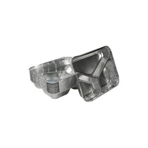 Set caserole aluminiu, 3 compartimente, set 100