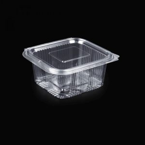 Caserole Plastic cu Capac Plat, 500 g, set 100