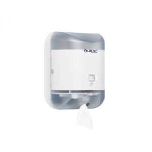 Dispenser din plastic pentru hartie igienica sau lavete din hartie, Lucart L-ONE mini