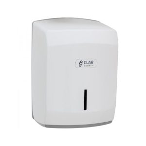 Dispenser rola prosop din plastic cu derulare centrala I-NOVA -M1100PB, alb