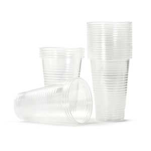 Pahare de Unica Folosinta Transparente, 250 ml, set 50