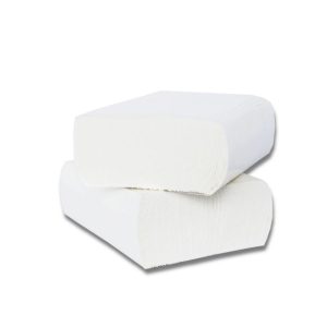 Servetele de masa groase, 2 straturi, albe, 33 cm x 33 cm, 200 buc/pachet