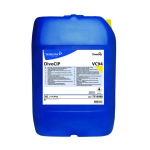 DivoCIP VC94 20L, Detergent alcalin clorinat lichid cu spumare redusa, pentru apa de duritate mica