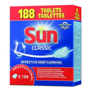 Detergent concentrat pentru masina de spalat vase, Sun 188 tablete