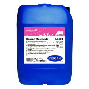 Detergent dezinfectant profesional pentru uger dupa muls, Deosan Mastocide AG201, 20 L