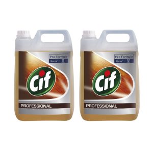 Detergent Pentru Suprafete Din Lemn Cif Pro Formula, pachet 2x5 L