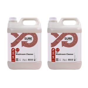 Detergent pentru suprafeţele din băi SURE Washroom Cleaner, pachet 2x5 L