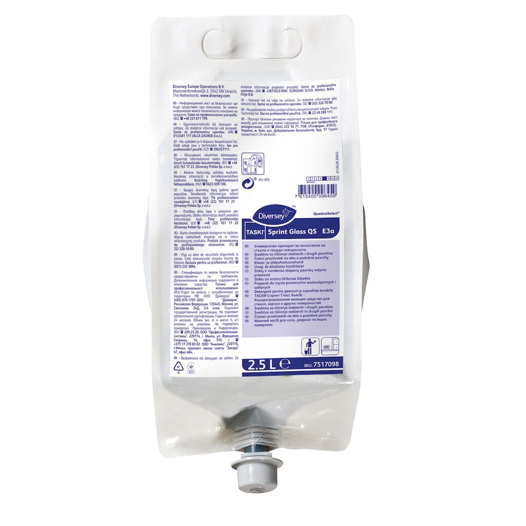 TASKI Sprint Glass QS E3a 2x2.5L - Detergent pentru geamuri si suprafete lavabile - imagine 2