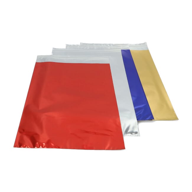 Pungi metalizate cu clapeta adeziva si pliu, pentru curierat sau cadou, personalizabile - imagine 8