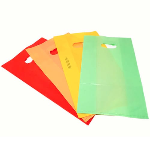 Sacose cu maner decupat (tip banana) personalizabile in 4 culori - imagine 2