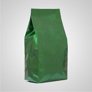 Pungi Stand-Up aluminiu / kraft cu burduf lateral