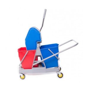 Carucior curatenie plastic, 36 L, Limpio C045