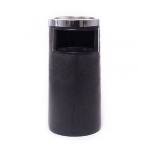 Cos gunoi prevazut cu scrumiera, 20L, Limpio C106