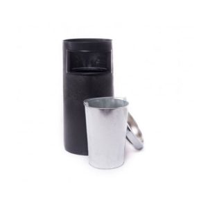 Cos gunoi prevazut cu scrumiera, 20L, Limpio C106