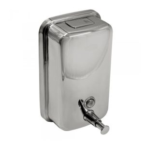 Dozator Inox pentru sapun lichid, Limpio SD100