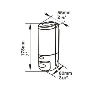 Dozator hotelier plastic, 0.28 L, Limpio SD 28