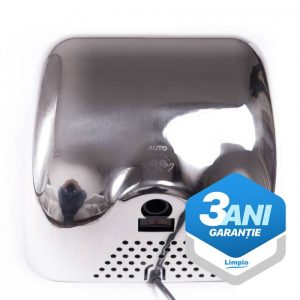 Uscator de maini, 1800 W, Inox Lucios, Limpio HD88