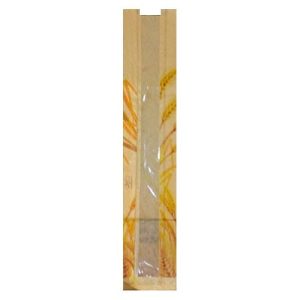 Pungi din hartie kraft cu fereastra microperforata 12+5x60, 1000 buc/cutie