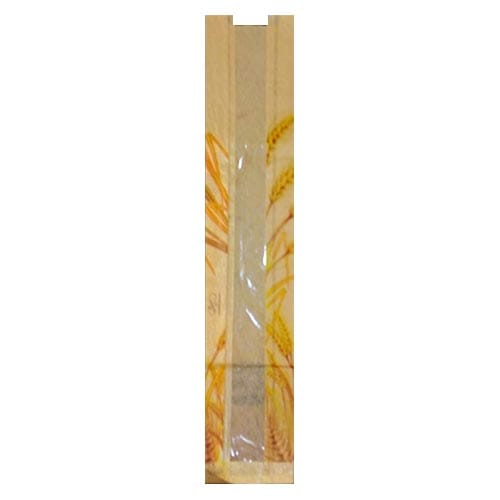 Pungi din hartie kraft cu fereastra microperforata 12+5x60, 1000 buc/cutie