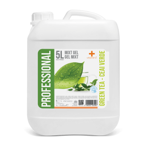 Gel Mixt Hotelier 5L, Sampon si Gel de Dus - Green Tea + Vitamina E