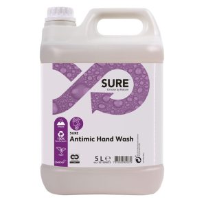 SURE Antimic Hand Wash 2x5L - Sapun antibacterian pentru maini, fara parfum si coloranti 101109473