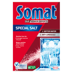 Sare dedurizanta Somat 3X Action pentru masina de spalat vase, 1.5 kg