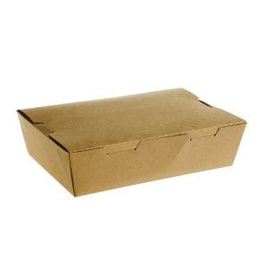 Cutie meniu 1200 cc JH-K-1200B, carton kraft,174×134 mm, set 50 buc