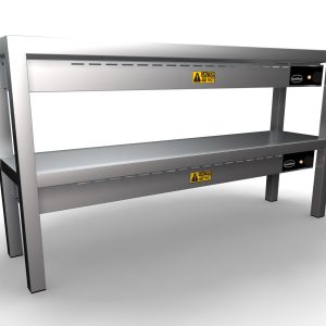 OVERSHELF CERAMIC HEATED 2 LEVELS 1200 6 HEATERS OF 250W