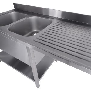 700 SINK UNIT SHELF DISHWASHER FLAT PACKED 2 LEFT 1600