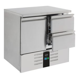 REFRIGERATED COUNTER 1 DOOR/2 DRAWERS ENERGY LINE  EQUIPPED WITH EVAPORATOR