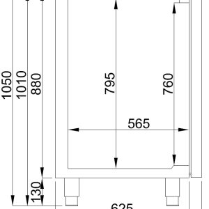 BEER COUNTER 2 DOORS 1L