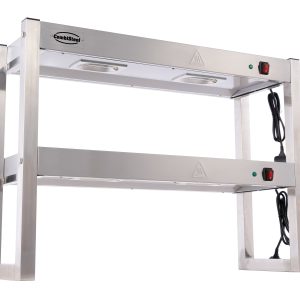 OVERSHELF HALOGEN HEATED 2 LEVELS 900 FLAT PACKED